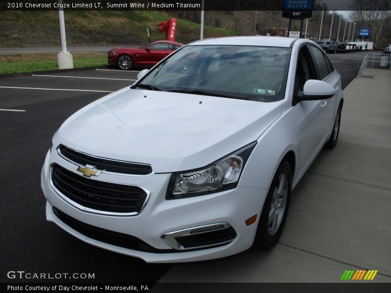 Summit White / Medium Titanium 2016 Chevrolet Cruze Limited LT