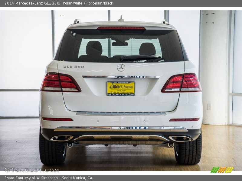 Polar White / Porcelain/Black 2016 Mercedes-Benz GLE 350