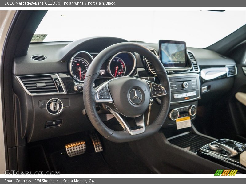 Polar White / Porcelain/Black 2016 Mercedes-Benz GLE 350