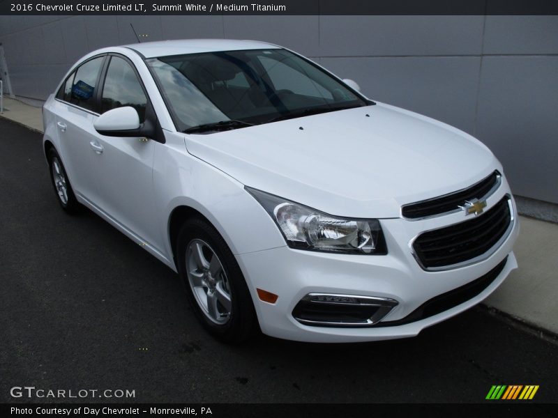 Summit White / Medium Titanium 2016 Chevrolet Cruze Limited LT