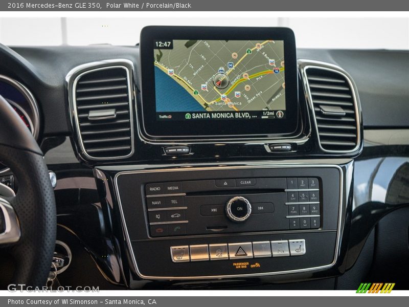 Polar White / Porcelain/Black 2016 Mercedes-Benz GLE 350