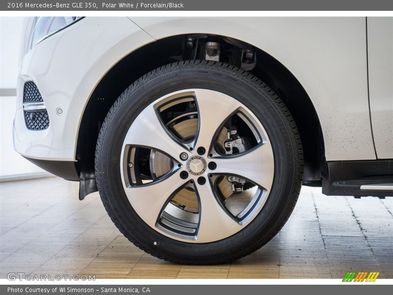 Polar White / Porcelain/Black 2016 Mercedes-Benz GLE 350