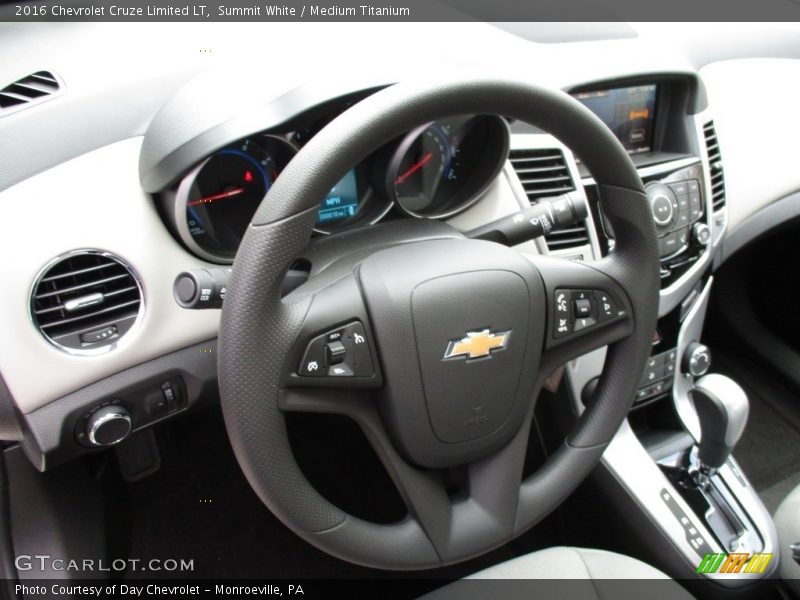 Summit White / Medium Titanium 2016 Chevrolet Cruze Limited LT