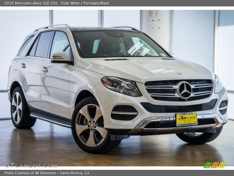 Polar White / Porcelain/Black 2016 Mercedes-Benz GLE 350