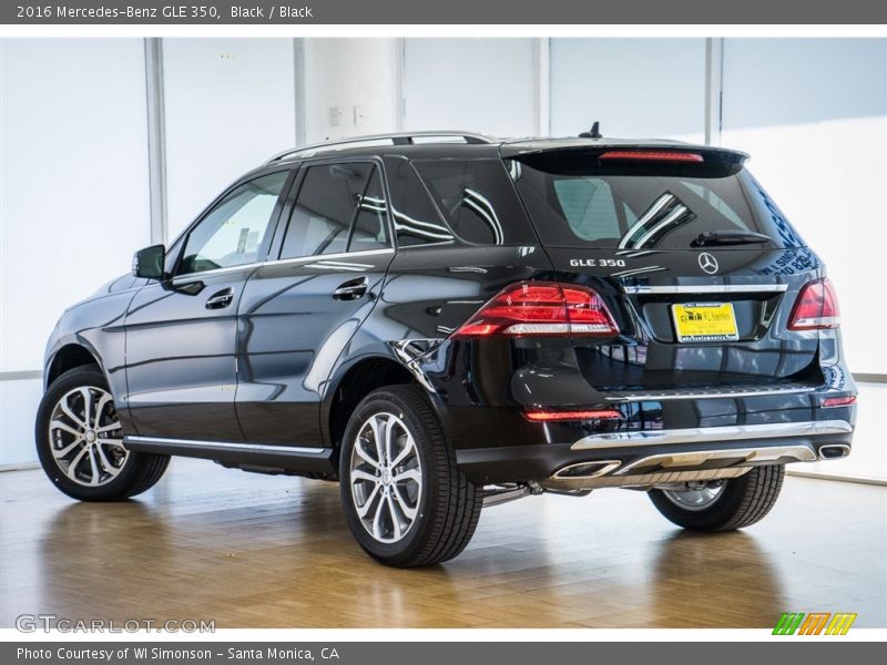 Black / Black 2016 Mercedes-Benz GLE 350