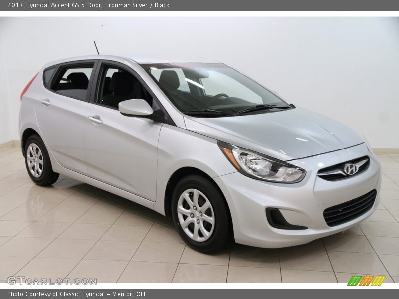 Ironman Silver / Black 2013 Hyundai Accent GS 5 Door