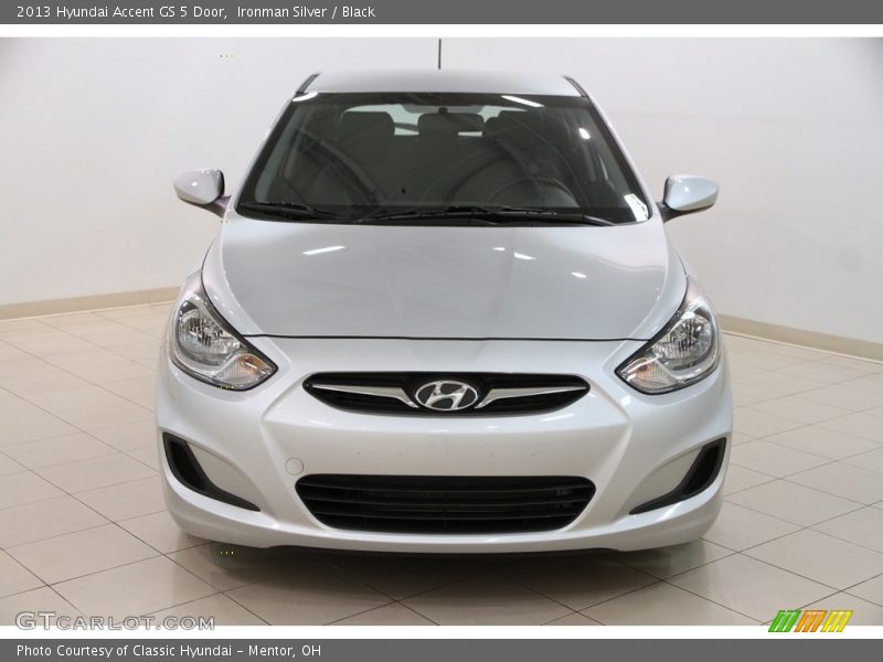 Ironman Silver / Black 2013 Hyundai Accent GS 5 Door