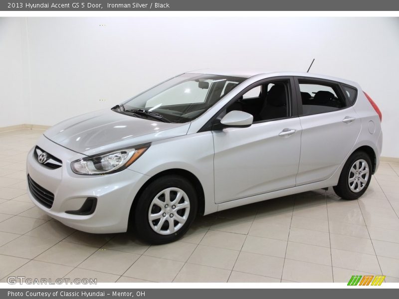 Ironman Silver / Black 2013 Hyundai Accent GS 5 Door