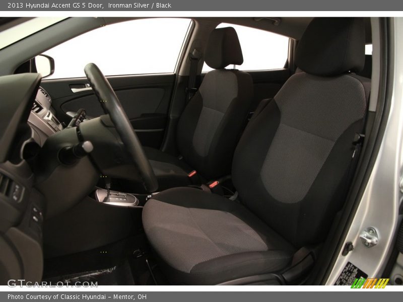 Ironman Silver / Black 2013 Hyundai Accent GS 5 Door