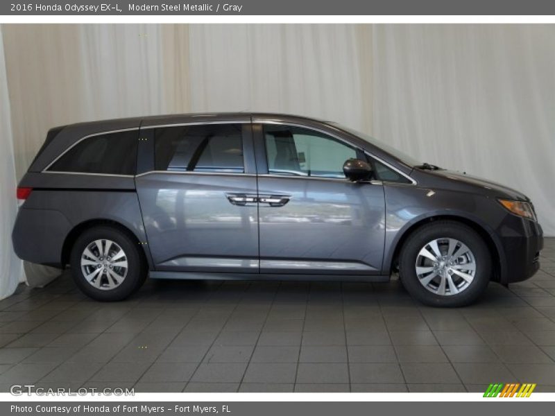 Modern Steel Metallic / Gray 2016 Honda Odyssey EX-L