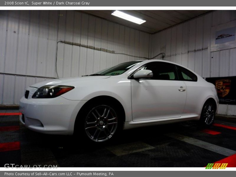 Super White / Dark Charcoal Gray 2008 Scion tC