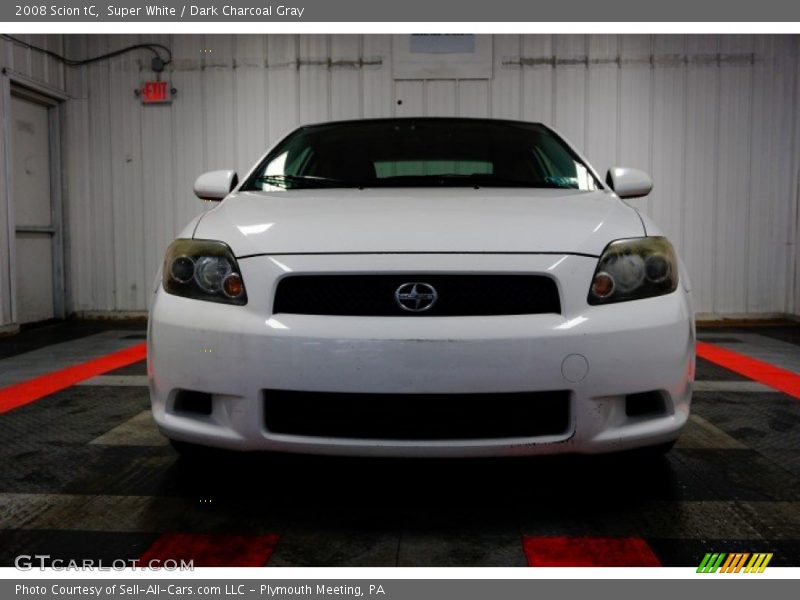 Super White / Dark Charcoal Gray 2008 Scion tC
