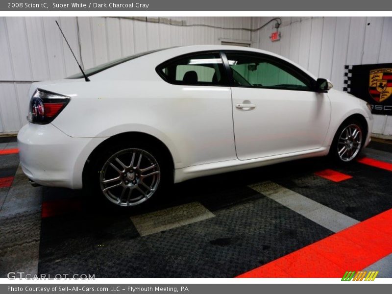 Super White / Dark Charcoal Gray 2008 Scion tC