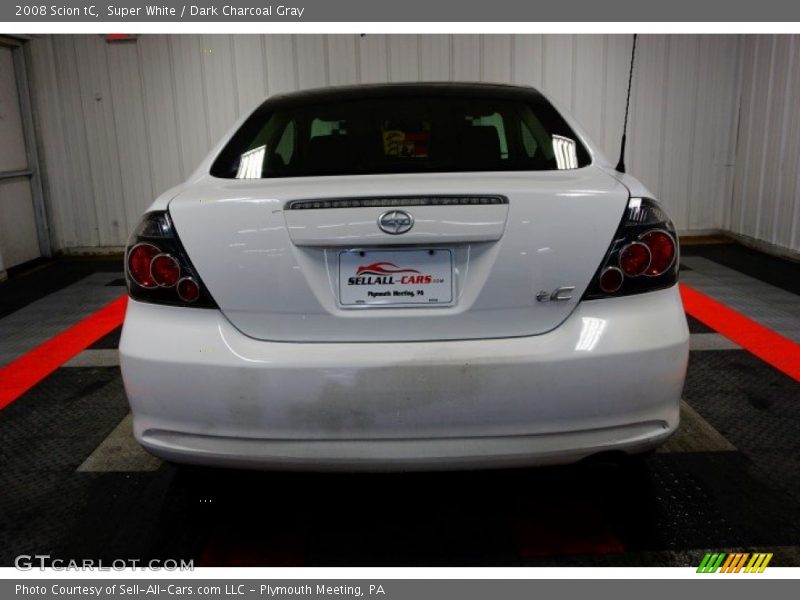 Super White / Dark Charcoal Gray 2008 Scion tC