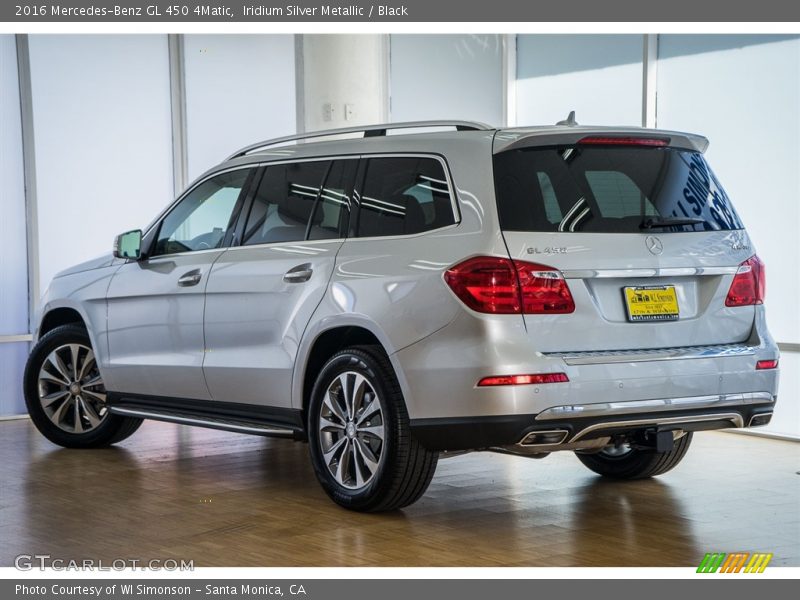 Iridium Silver Metallic / Black 2016 Mercedes-Benz GL 450 4Matic