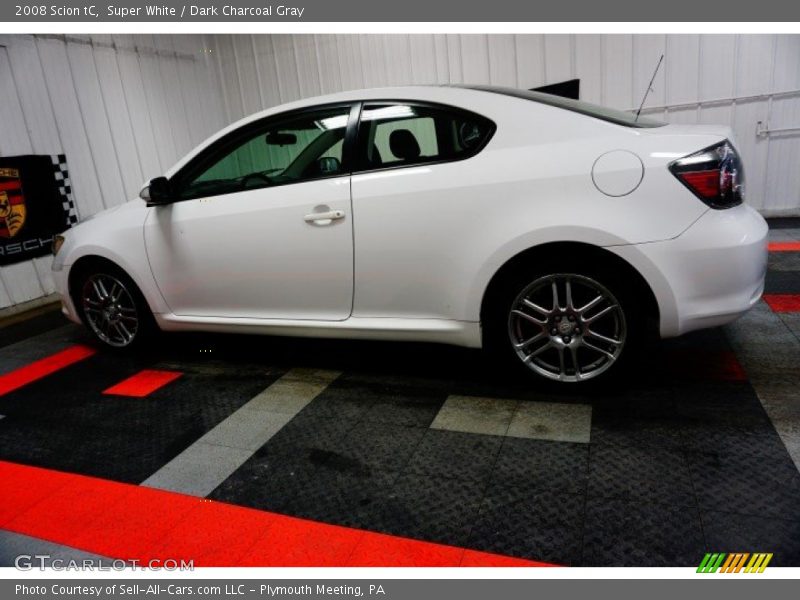 Super White / Dark Charcoal Gray 2008 Scion tC