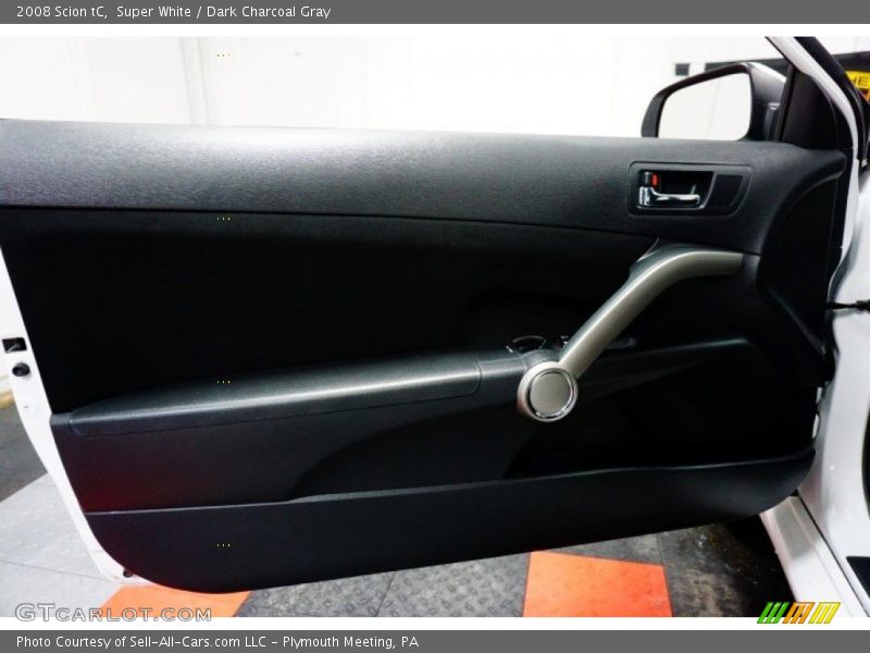 Super White / Dark Charcoal Gray 2008 Scion tC