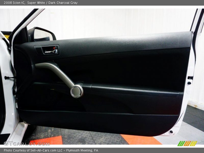 Super White / Dark Charcoal Gray 2008 Scion tC