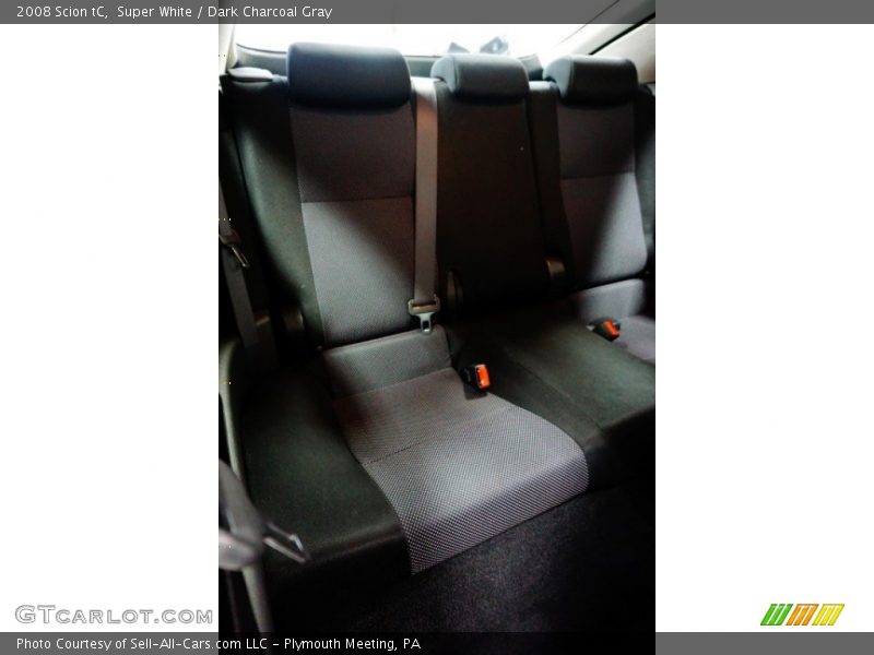 Super White / Dark Charcoal Gray 2008 Scion tC