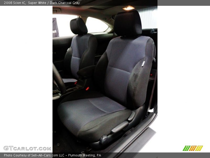 Super White / Dark Charcoal Gray 2008 Scion tC