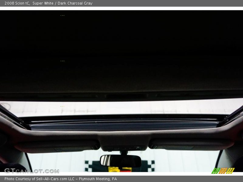 Super White / Dark Charcoal Gray 2008 Scion tC