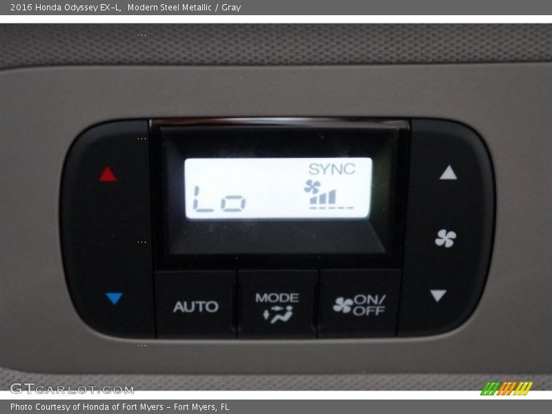 Modern Steel Metallic / Gray 2016 Honda Odyssey EX-L
