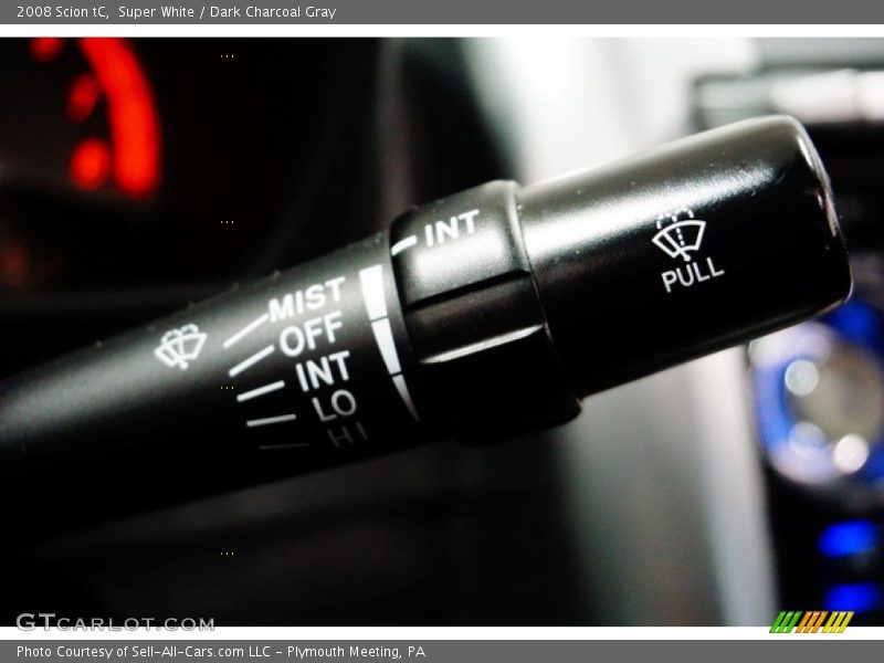 Super White / Dark Charcoal Gray 2008 Scion tC