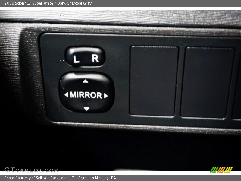 Super White / Dark Charcoal Gray 2008 Scion tC