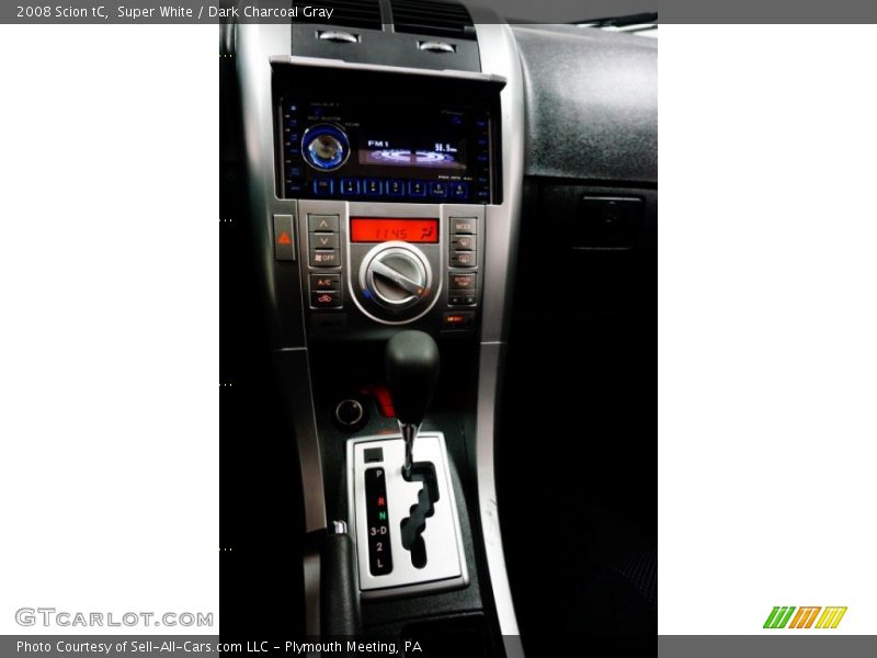 Super White / Dark Charcoal Gray 2008 Scion tC