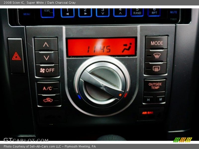 Super White / Dark Charcoal Gray 2008 Scion tC