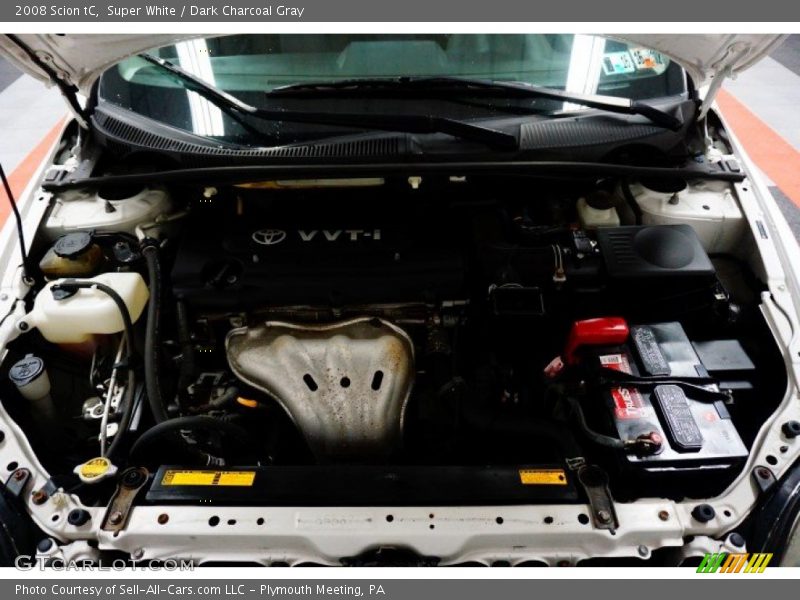 Super White / Dark Charcoal Gray 2008 Scion tC