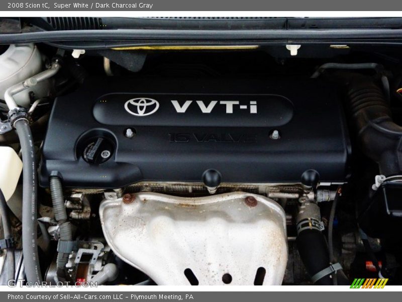 Super White / Dark Charcoal Gray 2008 Scion tC