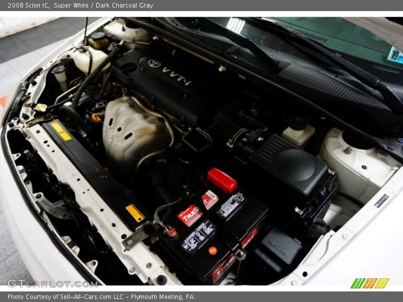 Super White / Dark Charcoal Gray 2008 Scion tC
