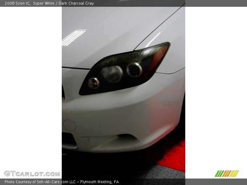 Super White / Dark Charcoal Gray 2008 Scion tC