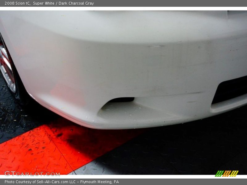 Super White / Dark Charcoal Gray 2008 Scion tC