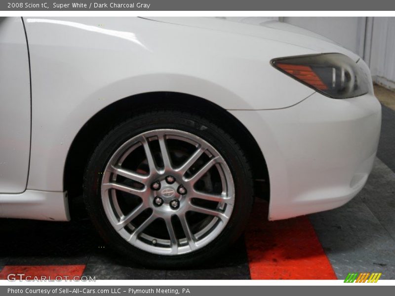Super White / Dark Charcoal Gray 2008 Scion tC