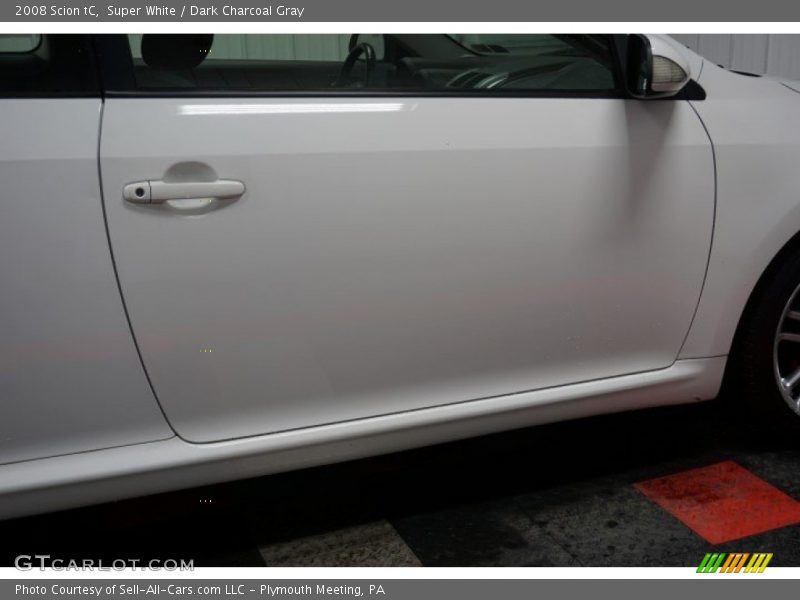 Super White / Dark Charcoal Gray 2008 Scion tC