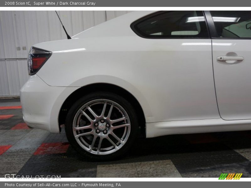 Super White / Dark Charcoal Gray 2008 Scion tC