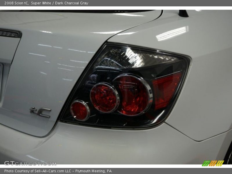 Super White / Dark Charcoal Gray 2008 Scion tC