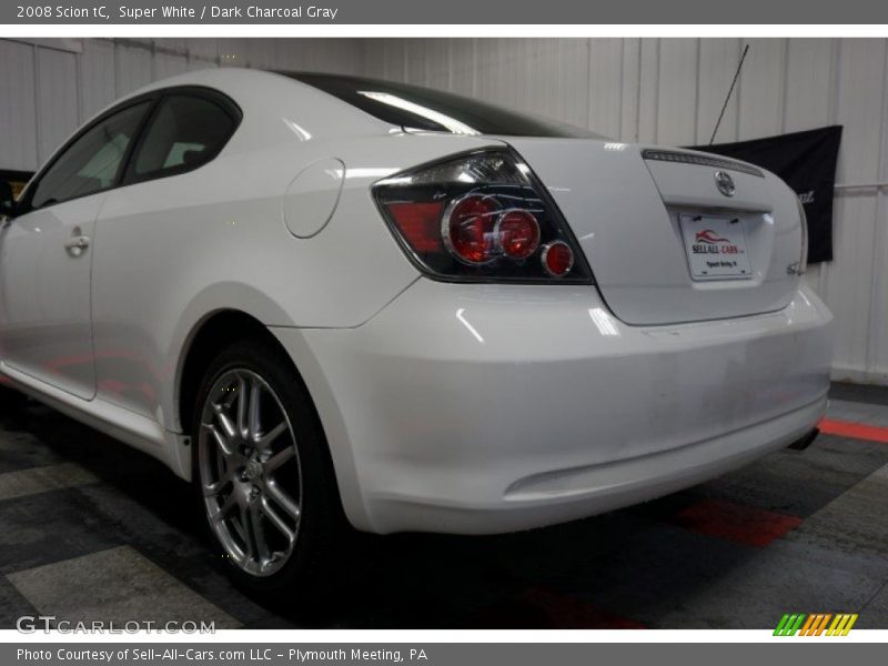 Super White / Dark Charcoal Gray 2008 Scion tC