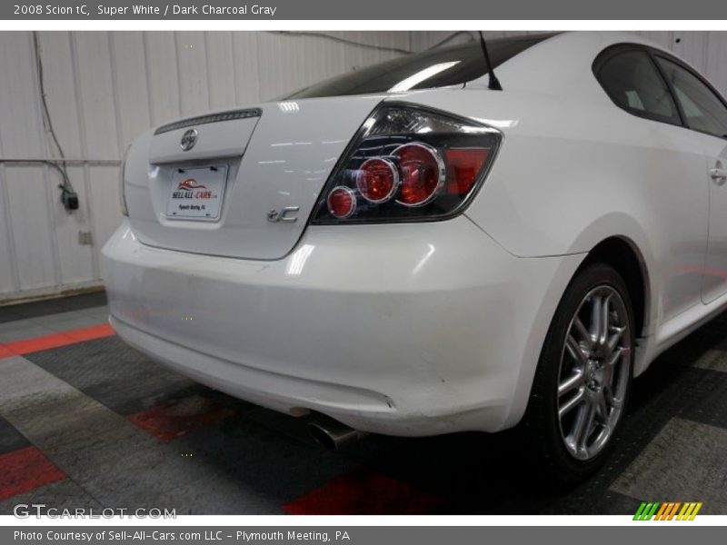 Super White / Dark Charcoal Gray 2008 Scion tC