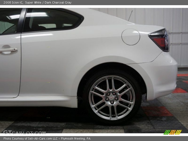 Super White / Dark Charcoal Gray 2008 Scion tC