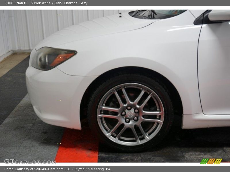 Super White / Dark Charcoal Gray 2008 Scion tC