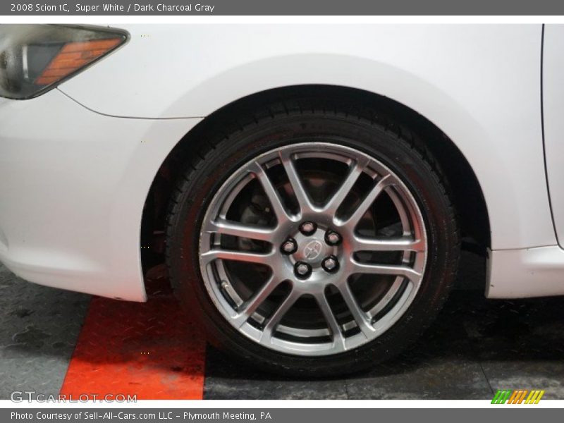 Super White / Dark Charcoal Gray 2008 Scion tC