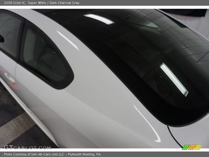 Super White / Dark Charcoal Gray 2008 Scion tC