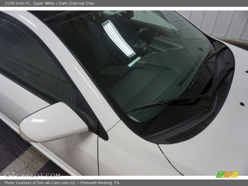 Super White / Dark Charcoal Gray 2008 Scion tC