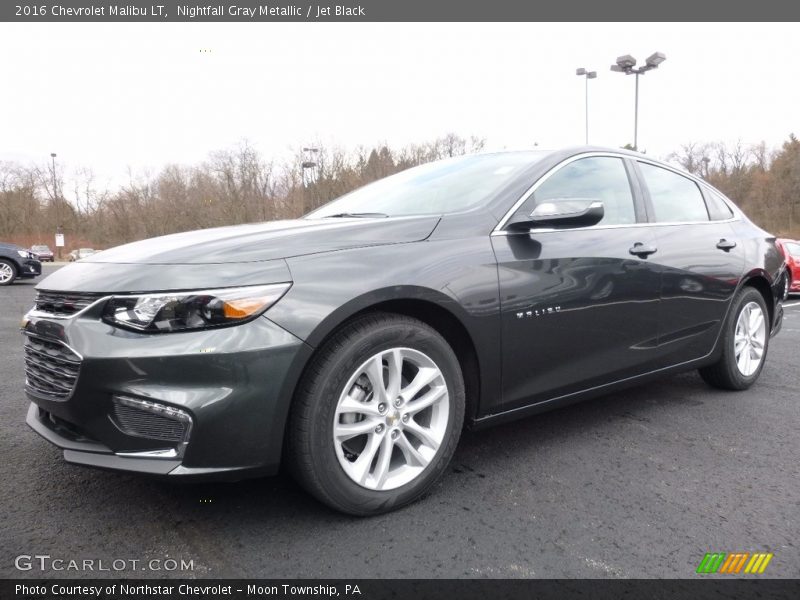 Nightfall Gray Metallic / Jet Black 2016 Chevrolet Malibu LT