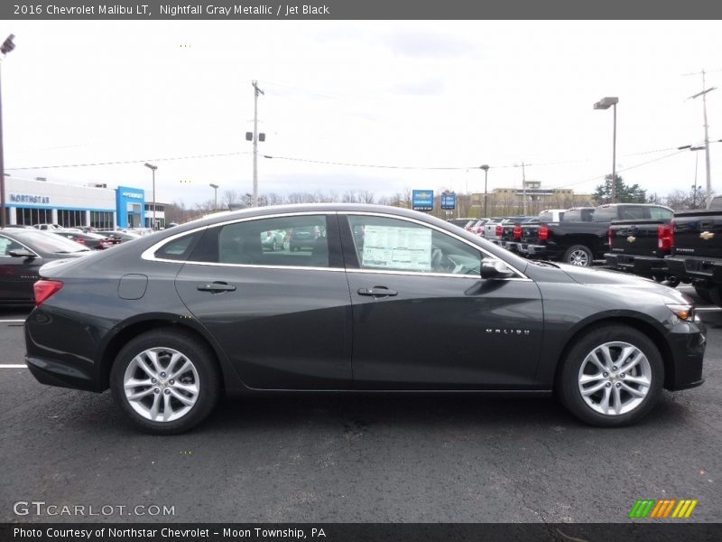 Nightfall Gray Metallic / Jet Black 2016 Chevrolet Malibu LT