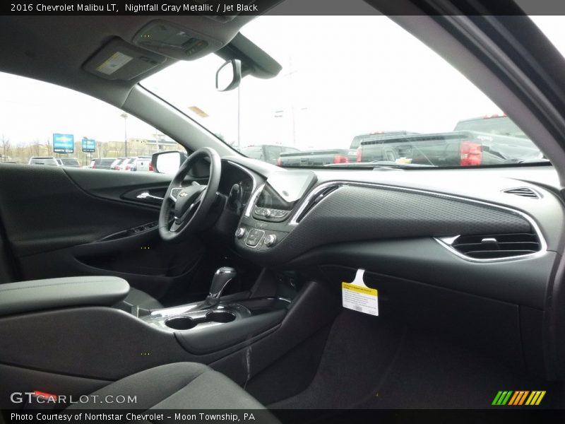 Nightfall Gray Metallic / Jet Black 2016 Chevrolet Malibu LT