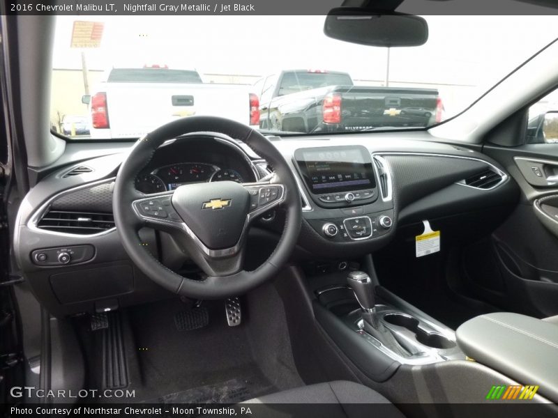Nightfall Gray Metallic / Jet Black 2016 Chevrolet Malibu LT